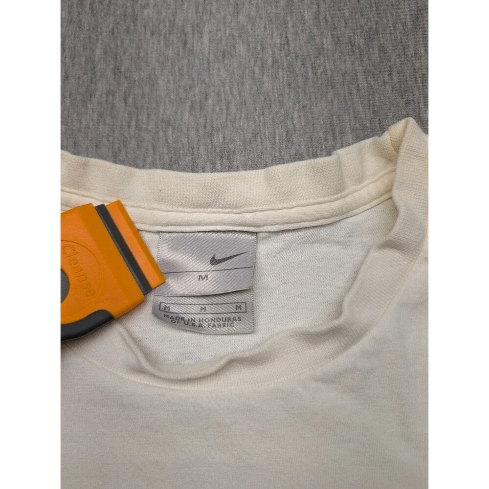 VTG Vintage Y2K Team Tag Nike 2005 Lance Armstrong Event Tee Size M White